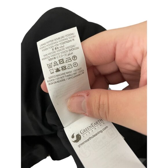 Boden Womens Dress UK 20R US 16-18R Maxi Black Floral Tiered Ruffle D0427 NWT - Picture 8 of 13